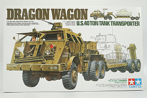 Model kit 1/35 U.S. 40 ton tank transporter Dragon Wagon (Tamiya)