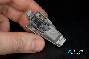 Dassault Rafale C/M 3D-Printed & coloured Interior on decal paper  (Revell) (with 3D-printed resin parts)