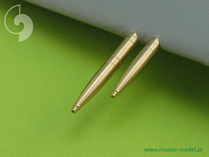 Aircraft detailing sets (brass) 1/72 Supermarine Spitfire E wing late - Hispano 20mm and .50cal in fairings (two versions)