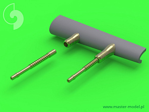 Aircraft detailing sets (brass) 1/72 Hawker Hurricane Mk.IIC - Hispano Mk.I 20mm cannons (with flat recoil springs) (4 pcs) 