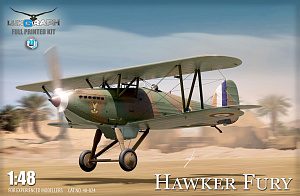 Model kit 1/48 Hawker Fury British Service (Lukgraph)