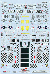 Decal 1/48 Grumman EA-6B Prowler (1) VAQ-137 (CAM)