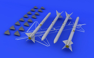 Additions (3D resin printing) 1/48 Grumman F-14A Tomcat Big Sin collection of 3 individual weapon sets