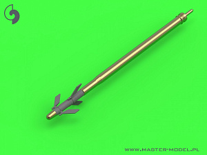 Aircraft detailing sets (brass) 1/72 Mil Mi-24D/Mi-24E Hind - JakB-12.7 machine gun barrel and DUAS probe