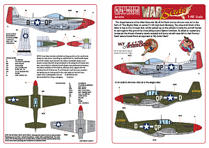 Decal 1/48  North-American P-51B Mustang (Kits-World)