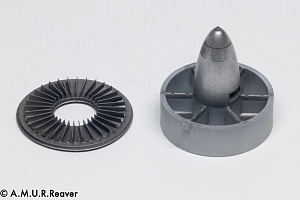 Additions (3D resin printing) 1/32 The inlet device and nozzle of the SNECMA Atar 9B engine for the Dassault Mirage IIIC/CJ models (A.M.U.R.Reaver) 