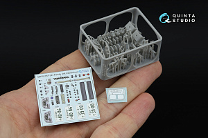 Toyota FJ43 Land Cruiser series 3D-Printed & coloured Interior on decal paper (AK Interactive) (with 3D-printed resin parts) 