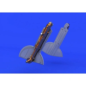 Aircraft detailing sets (metal) 1/48     Supermarine Spitfire undercarriage legs BRONZE (designed to be used with Eduard kits)[Mk.XVI Mk.VIII Mk.IXc Mk.IXe] 