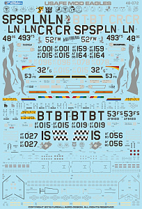 Decal 1/48 'USAFE MOD Eagles' (Furball Aero-Design)