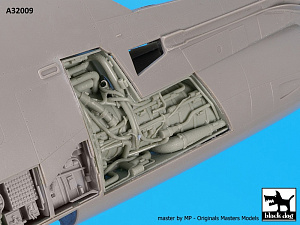Additions (3D resin printing) 1/32 LTV A-7D/A-7E Corsair II magazine + electronics (designed to be used with Trumpeter kits) 