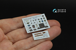 Nakajima Ki-84 Hayate 3D-Printed & coloured Interior on decal paper (Hasegawa)