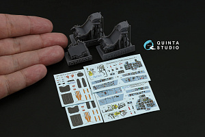 Su-17UM3 3D-Printed & coloured Interior on decal paper (Hobby Boss) (with 3D-printed resin parts)