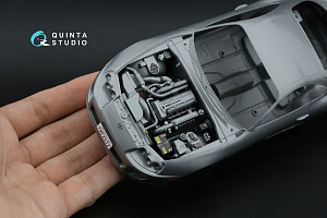 Toyota Supra A80 Export-spec 3D-Printed & coloured Interior on decal paper (Tamiya) (with metal sticker parts)