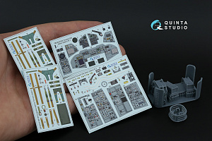 Tornado IDS Italian 3D-Printed & coloured Interior on decal paper (Italeri) (with 3D-printed resin parts)