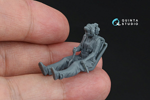 Svetlana sitting in SU-31 (Quinta Models)