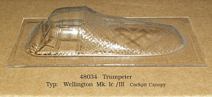 Vacu Canopy 1/48 Wellington Mk.Ic/III (TRUMP) (Rob Taurus)