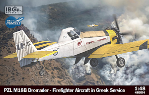 Model kit 1/48 PZL M18 Dromader - Firefighter Aircraft in Greek Service (IBG Models)