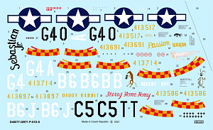 Decal 1/48 P-51D-5 '357th FG' (EDU)