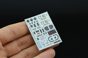 Mitsubishi Lancer Evolution X 3D-Printed & coloured Interior on decal paper (Aoshima)