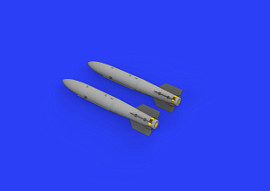 Additions (3D resin printing) 1/48 B43-0 Nuclear Weapon with SC43-4/-7 tail assembly