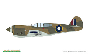 Model kit 1/48 Curtiss P-40E Warhawk (The ProfiPACK edition kit) (Eduard kits)