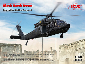Model kit 1/48 Black Hawk Down, Operation Gothic Serpent (ICM)