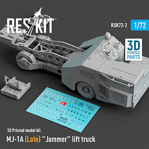 Additions (3D resin printing) 1/72 MJ-1A (Late) "Jammer" lift truck (3D-Printed model kit) (ResKit)