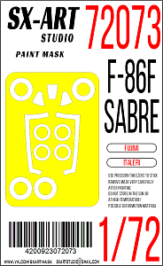 Paint Mask 1/72 F-86F Sabre (Fujimi / Italeri)