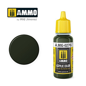 Acrylic paint  Verde Oliva Scuro 2 (Ammo Mig) (17ml) 