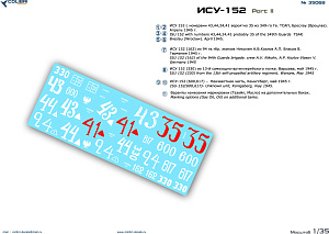 Decal 1/35 ISU-152 Part 2(Colibri Decals)