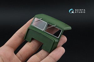 KrAZ-255B 3D-Printed & coloured Interior on decal paper (Roden) (with 3D-printed resin parts) 