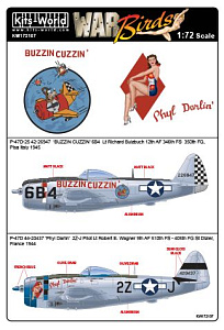 Decal 1/72 Republic P-47D Thunderbolt 44-20437 (Kits-World)