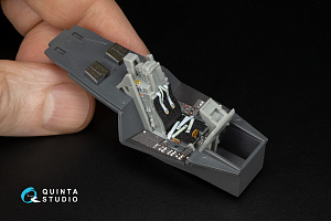 F-22 Raptor 3D-Printed & coloured Interior on decal paper (Hasegawa)