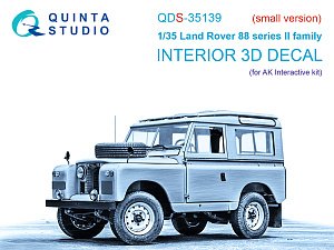 Land Rover 88 series II family 3D-Printed & coloured Interior on decal paper (AK Interactive) (Small version)