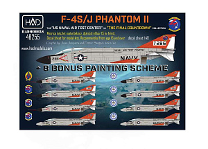 Decal 1/48 F-4S/J Phantom II US NAVAL Air Test (HAD)