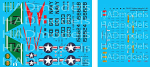 Decal 1/48 RA-5C Vigilante USS Nimitz - part 1 (HAD)