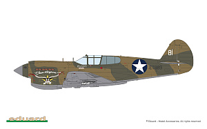 Model kit 1/48 Curtiss P-40E Warhawk (Weekend Edition) (Eduard kits)