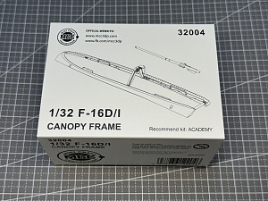 1/32 Lockheed-Martin F-16D/I canopy frame (designed to be used with Academy kits)