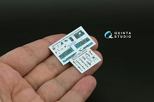 MiG-21MF (Moscow plant) 3D-Printed & coloured Interior on decal paper (Eduard)