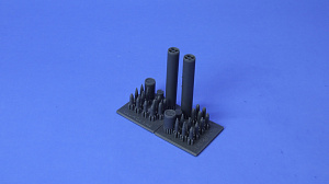 Additions (3D resin printing) 1/48 LAU-10/A Zuni container missile - 2 containers and three types of missiles (KepModels)
