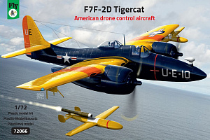 Model kit 1/72 Grumman F7F-2D Tigercat drone control (FLY)