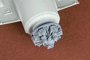 Additions (3D resin printing) 1/48 Grumman F4F-4 Wildcat engine set (designed to be used with Academy kits)