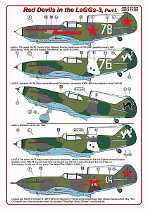 Decal 1/72 Lavochkin LaGG-3 Part 1. (3) (AML)