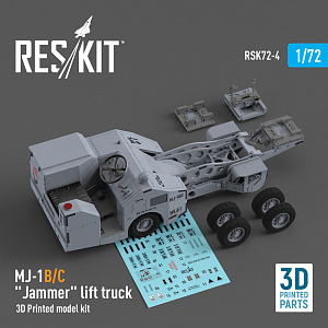 Additions (3D resin printing) 1/72 MJ-1B/C "Jammer" lift truck (3D-Printed model kit) (ResKit)