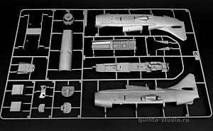 Model kit 1/48 Fairey Gannet COD.4 (Airfix) (the opened package)