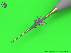 Aircraft detailing sets (brass) 1/72 Mikoyan MiG-25 Foxbat (all versions except PD/PDS) - Pitot Tube 