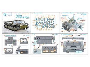 GT-SM 3D-Printed & coloured Interior on decal paper (AVD) (with 3D-printed resin parts) 