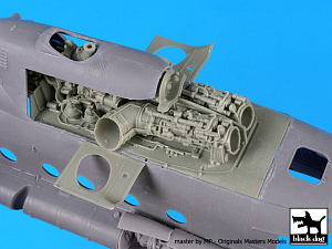 Additions (3D resin printing) 1/48 Mil Mi-8MT engines (designed to be used with Zvezda kits) 