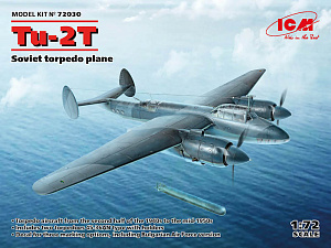 Model kit 1/72 Tupolev Tu-2T Soviet torpedo plane (ICM)