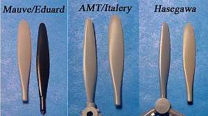 Additions (resin parts) 1/48 P-40E/N propeller&spinner (Hasegawa/Mauve/Eduard/AMT/Italeri) (Vector) 